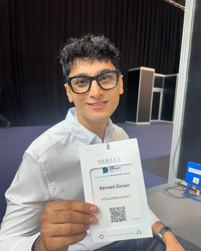 Sármad Zaman, fundador de VitalCore Agency